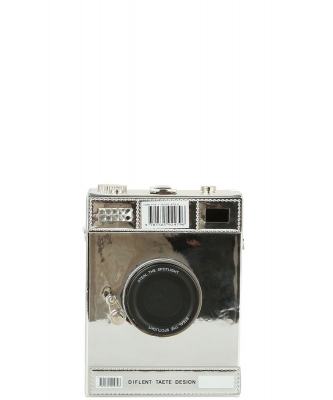 Square Camera Shaped Crossbody Bag JYS-0402 SILVER
